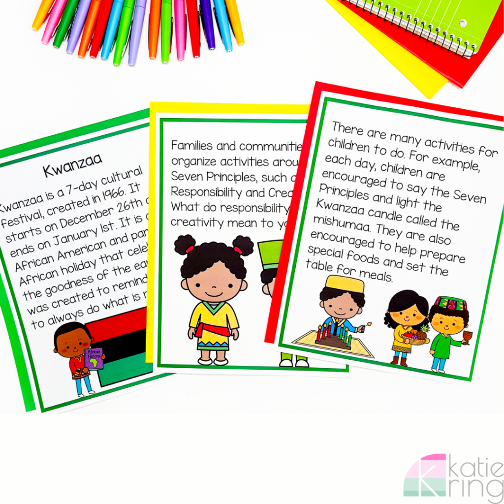 Celebrate holidays around the world with full color booklets to include in your December activities.