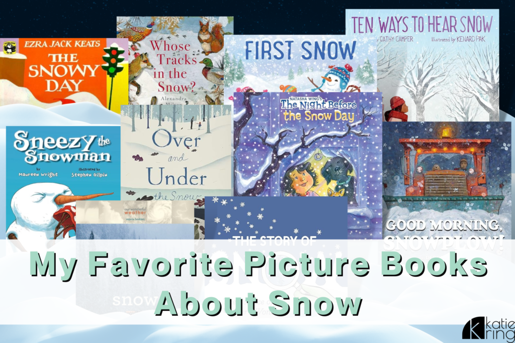 Picture books about snow are a great way to kick off winter themed units with your littles this year.