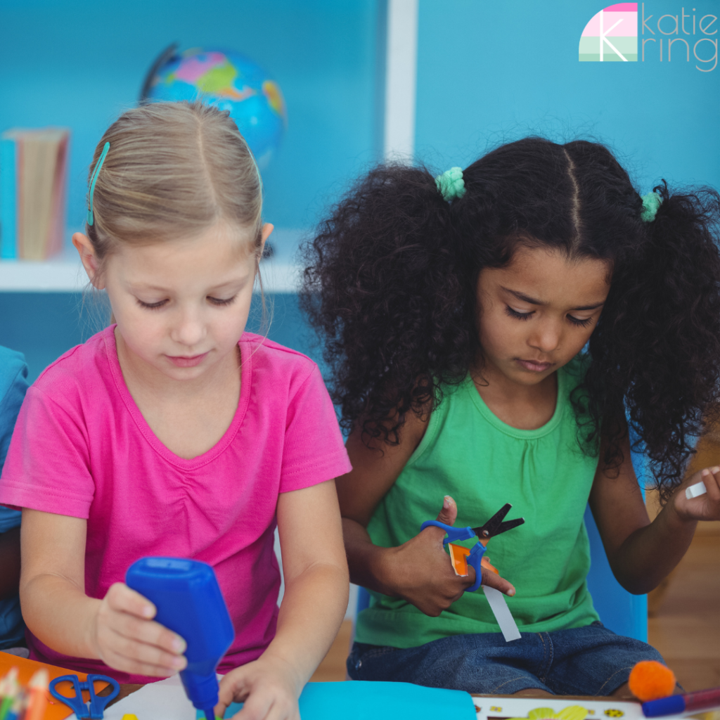 You can practice fine motor skills in your classroom with tracing and writing activities, painting, coloring, using scissors and much more.